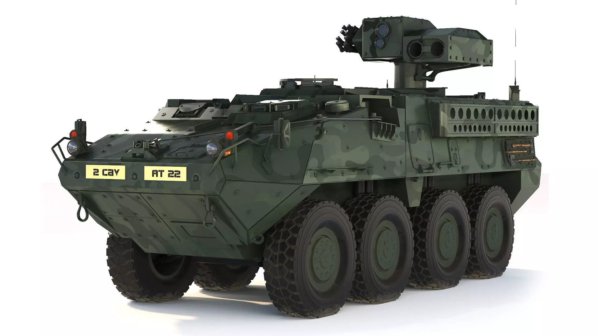 M1134 ATGM Stryker 2008 3D model_0