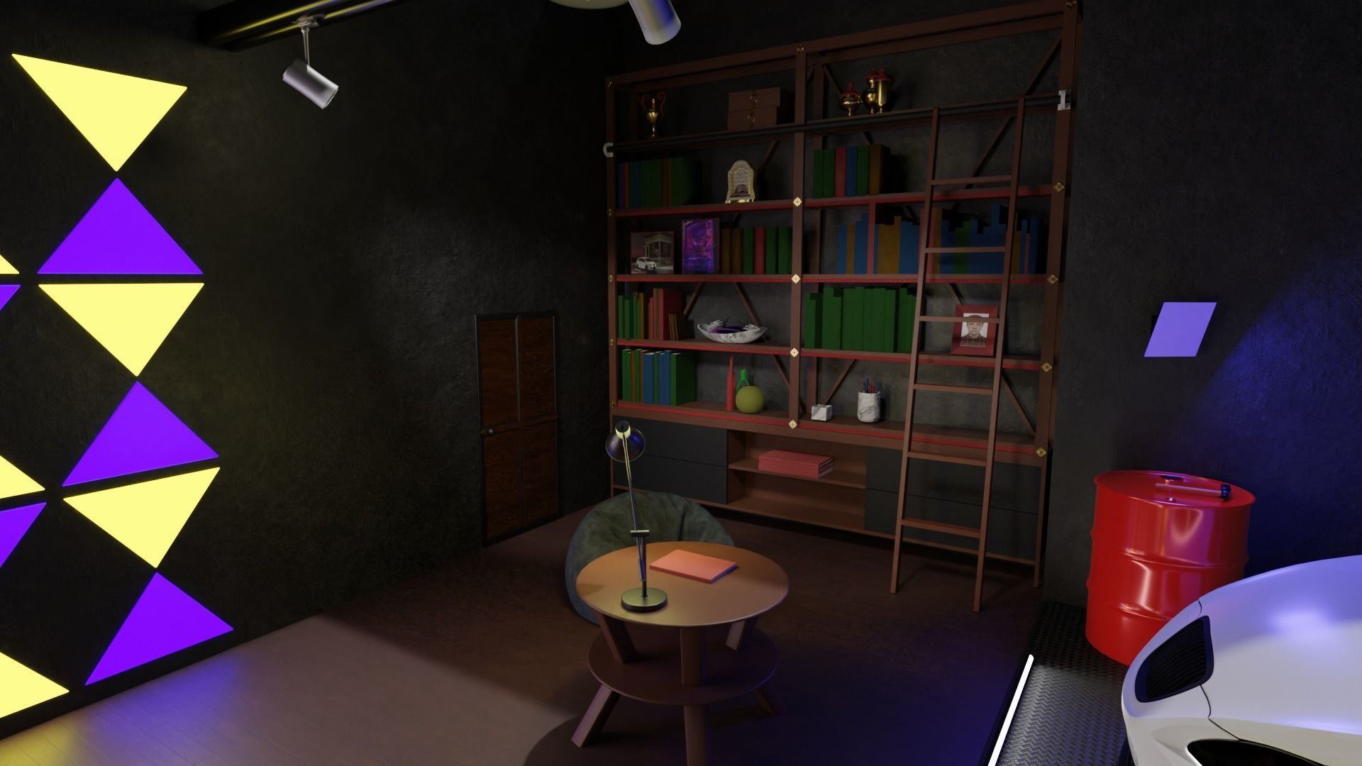 DREAM MAN CAVE - GAMING ROOM 3D model_4