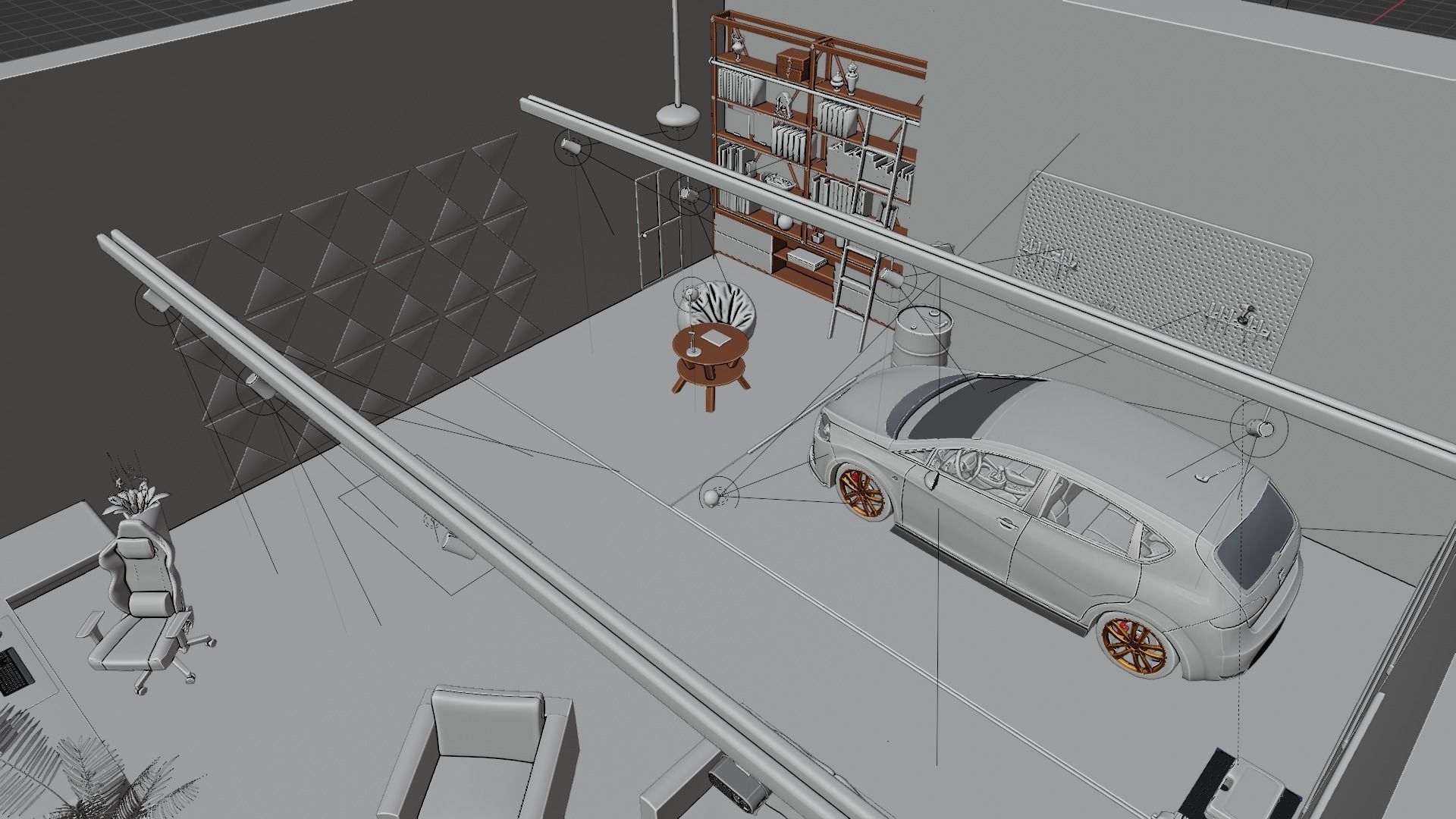 DREAM MAN CAVE - GAMING ROOM 3D model_6