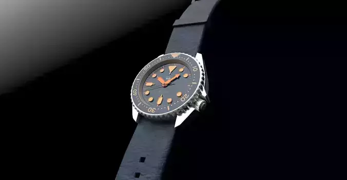 Seiko 5 mens wrist watch with 2 different textures 