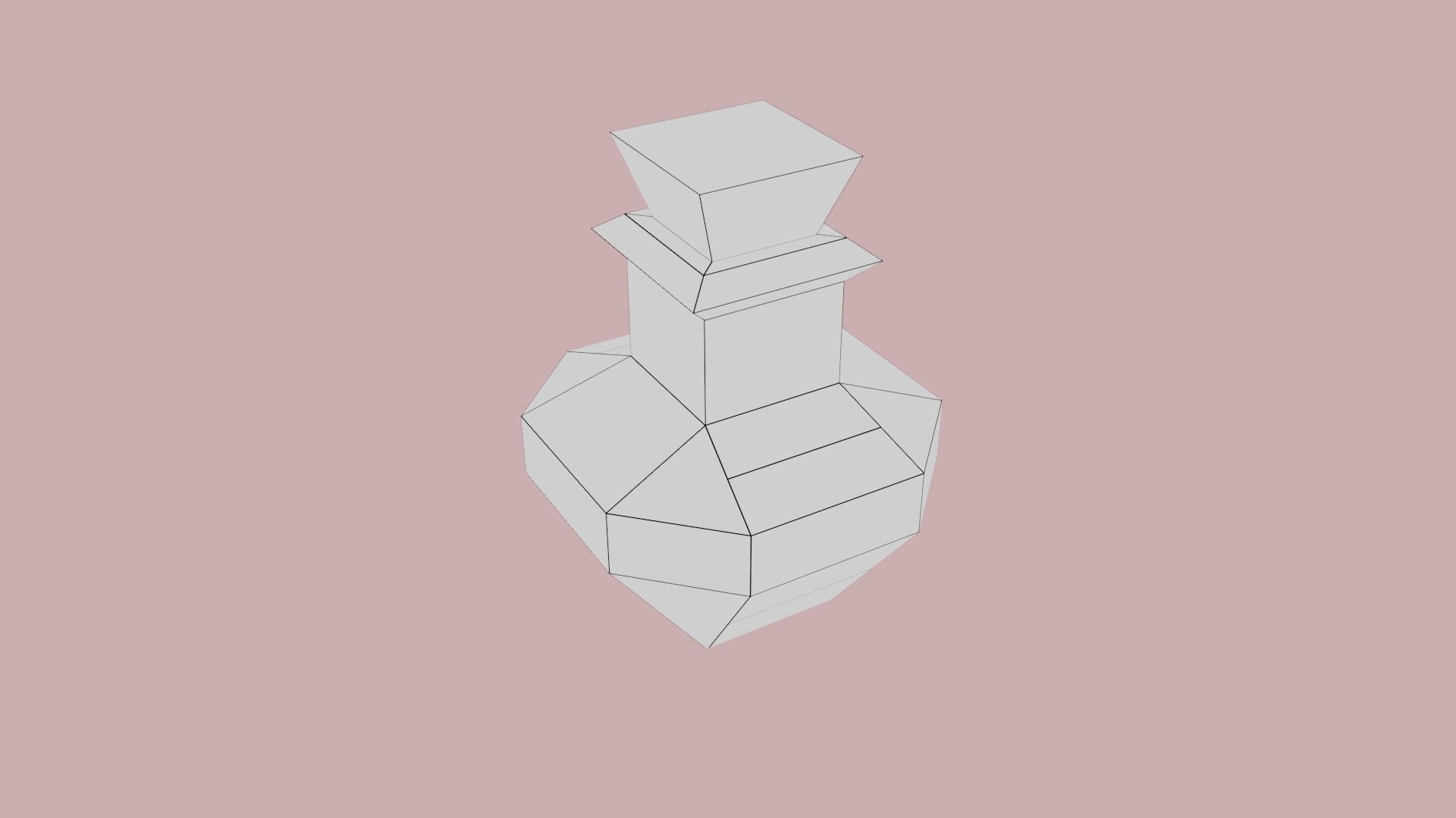 Potion6 set1 Low-poly 3D model_2