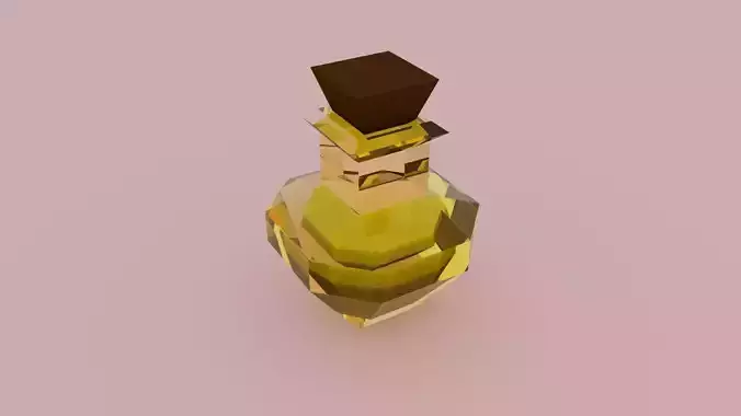 Potion6 set1 Low-poly 3D model