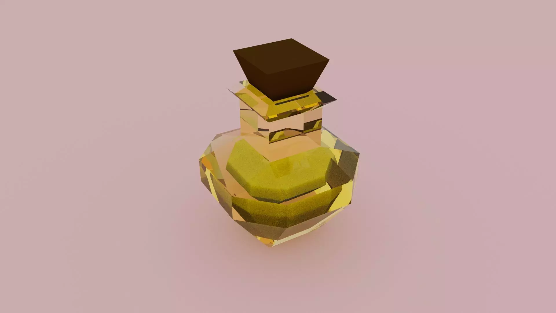 Potion6 set1 Low-poly 3D model_0