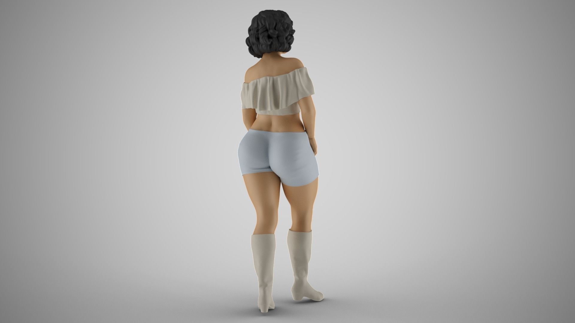Coquet Girl 2 3D print model_6