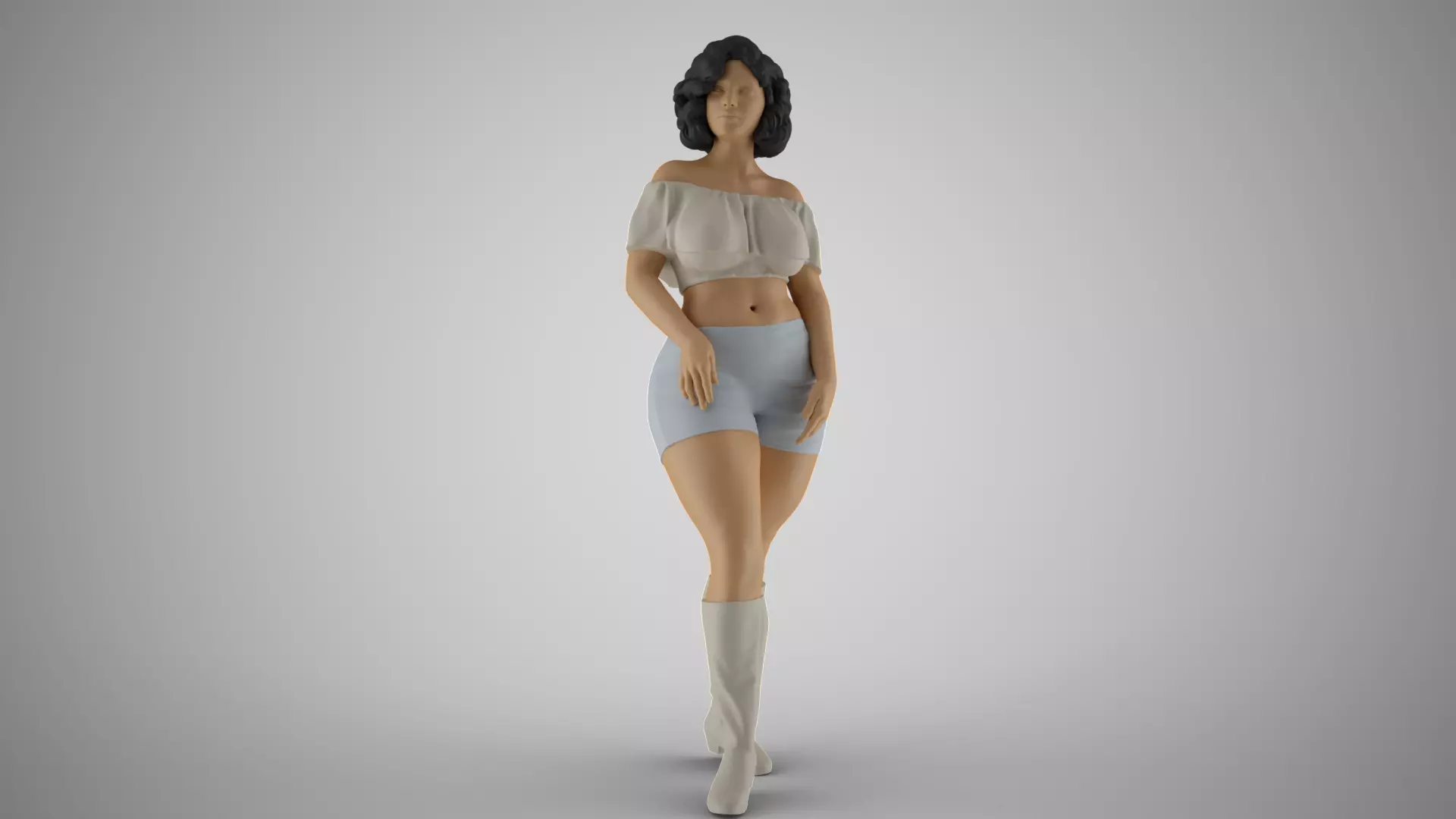 Coquet Girl 2 3D print model_0