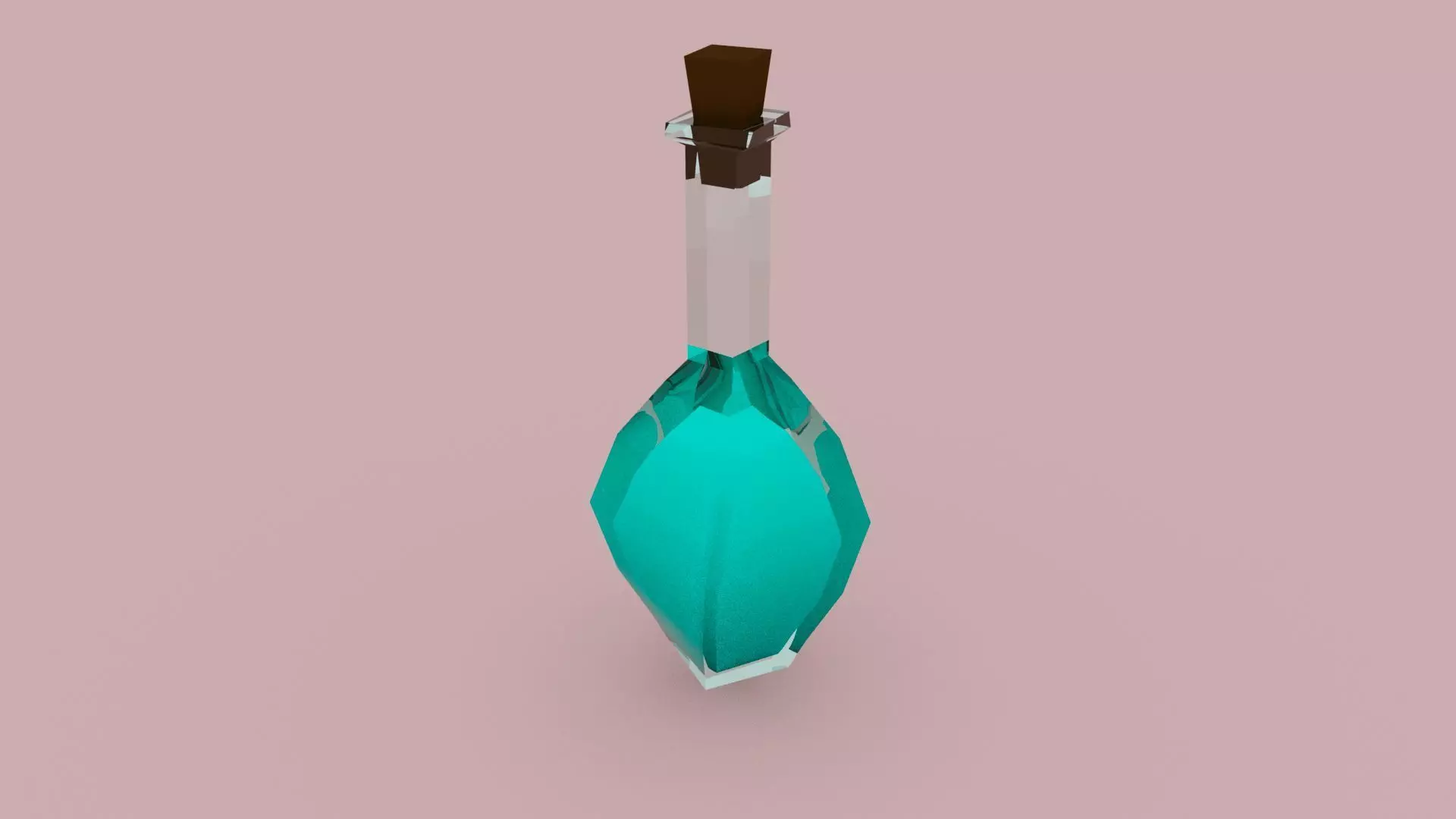 Potion5 set1 Low-poly 3D model_0