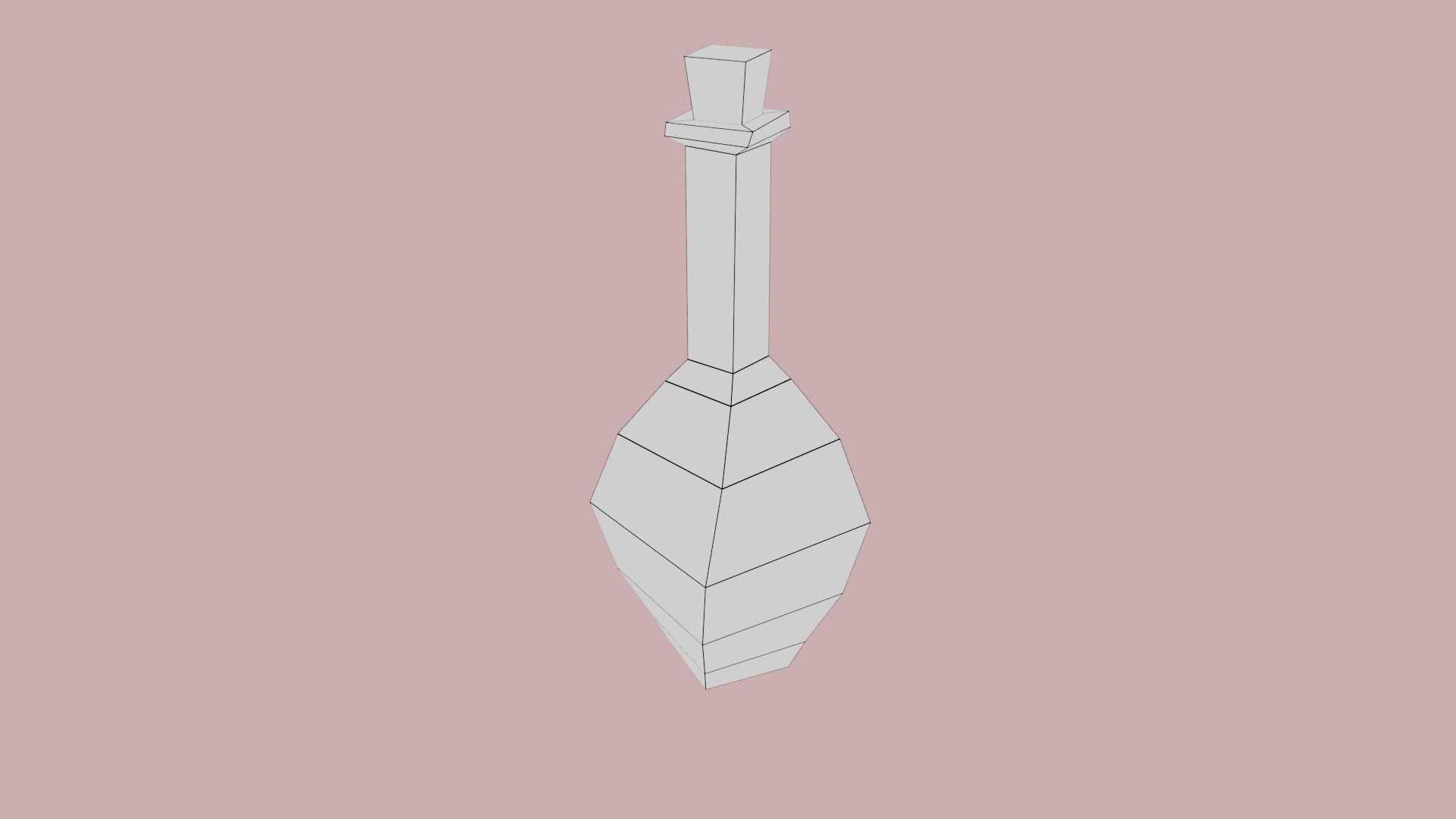 Potion5 set1 Low-poly 3D model_2