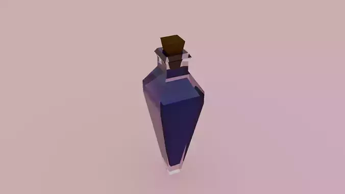 Potion4 set1 Low-poly 3D model