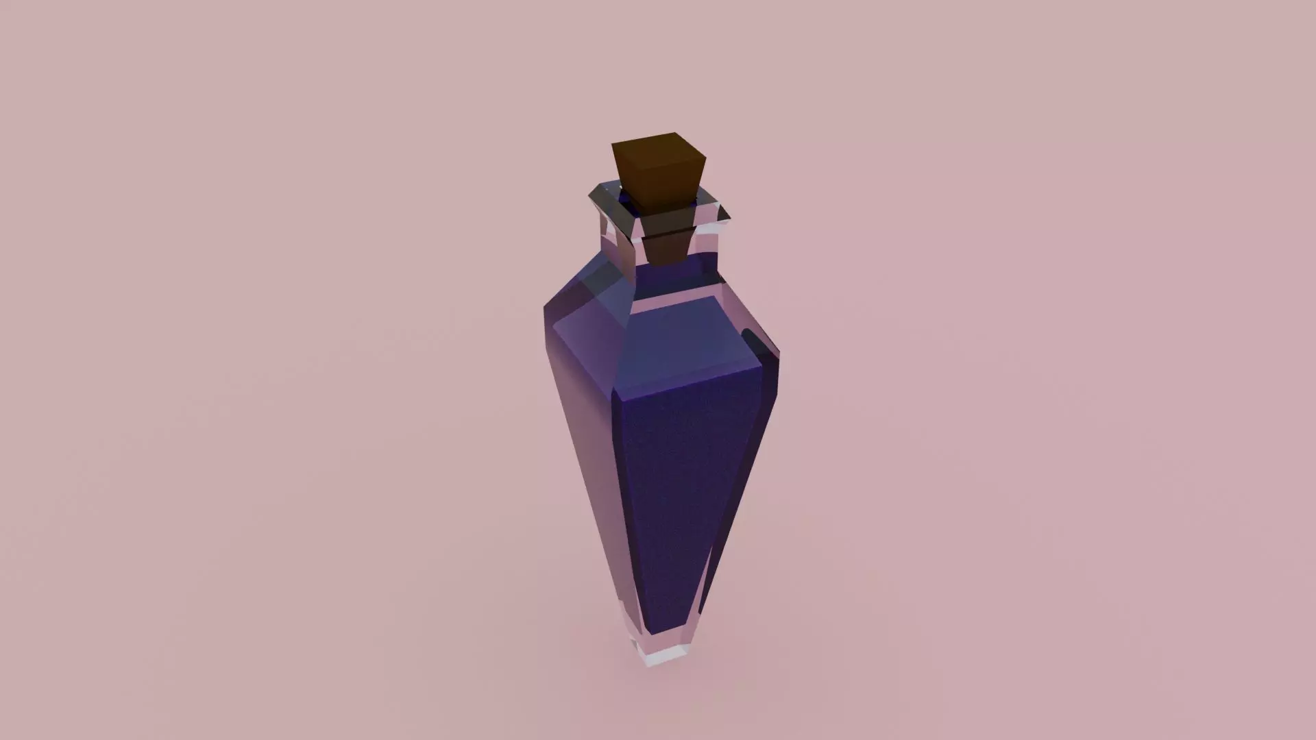 Potion4 set1 Low-poly 3D model_0