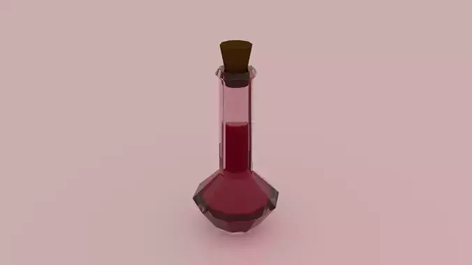 Potion3 set1 Low-poly 3D model