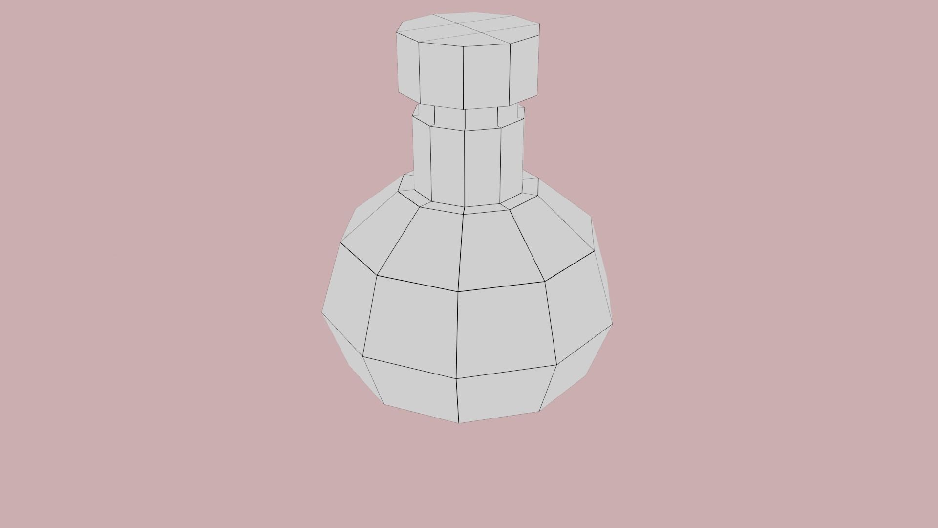 Potion2 set1 Low-poly 3D model_2