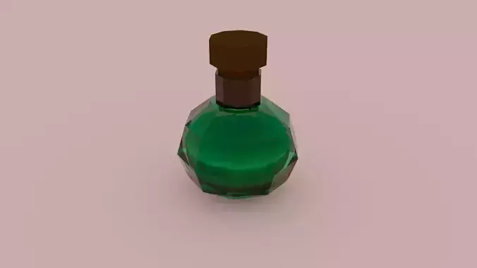 Potion2 set1 Low-poly 3D model