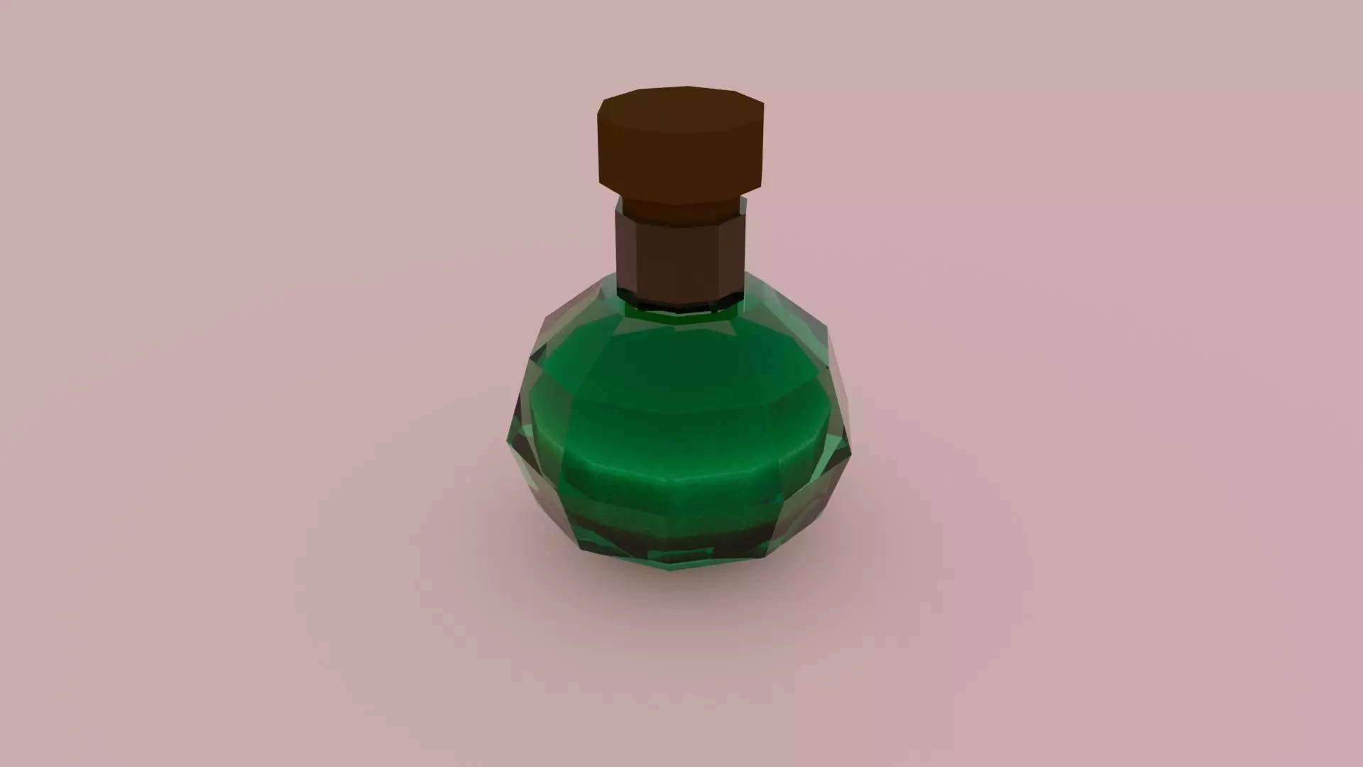 Potion2 set1 Low-poly 3D model_0