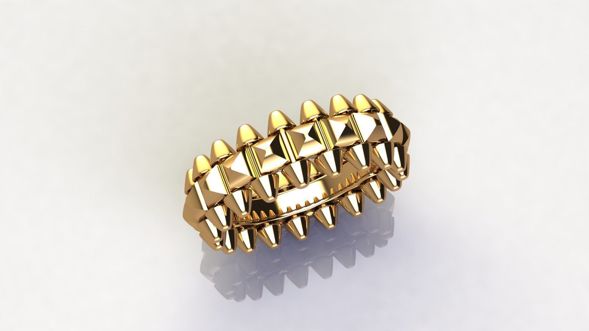 Jewelry ring 3D print model_2