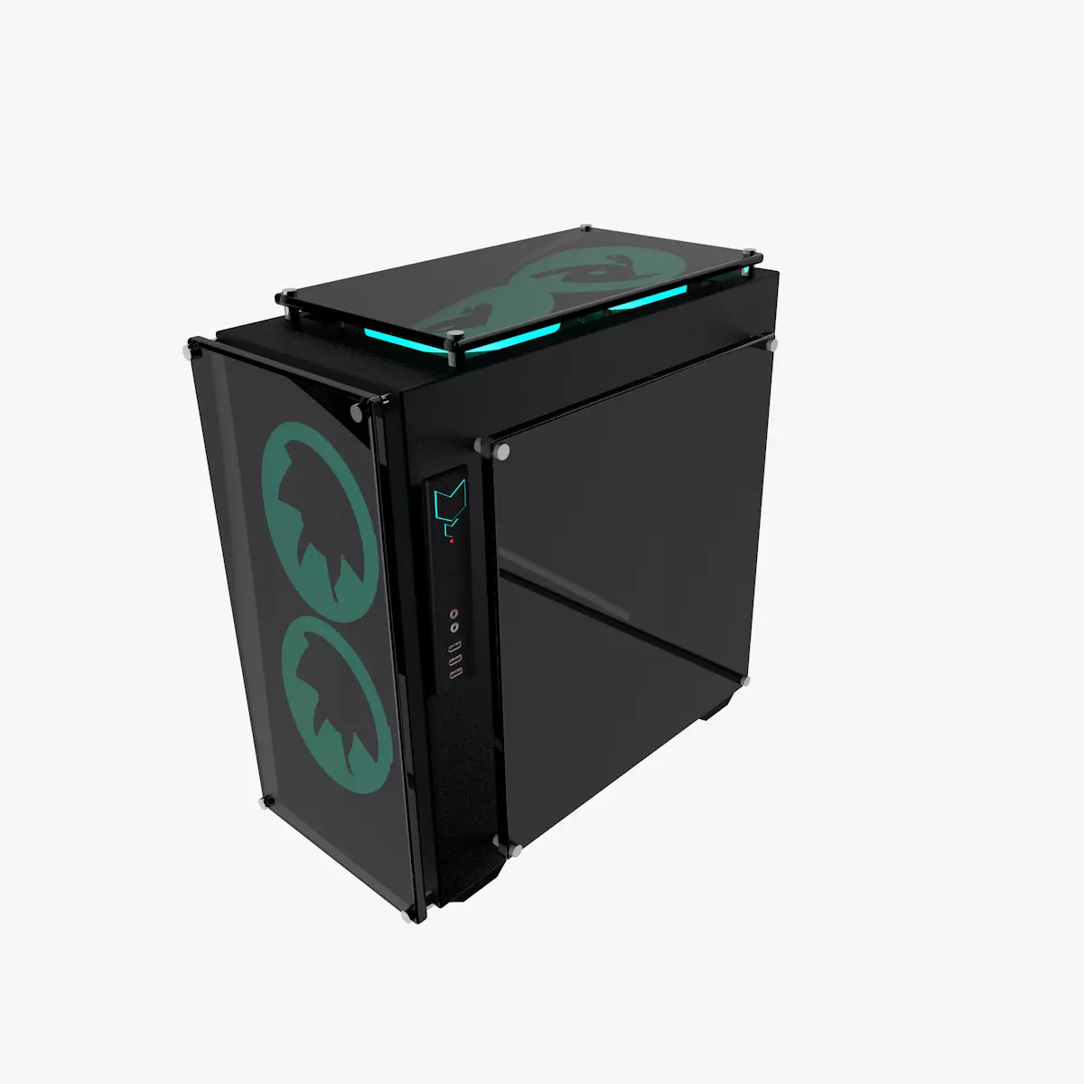 Gaming PC Desktop - Pc Gamer - 3D Model Low-poly 3D model_0