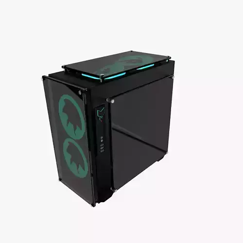 Gaming PC Desktop - Pc Gamer - 3D Model Low-poly 3D model