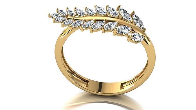 wheat Ring  3D print model