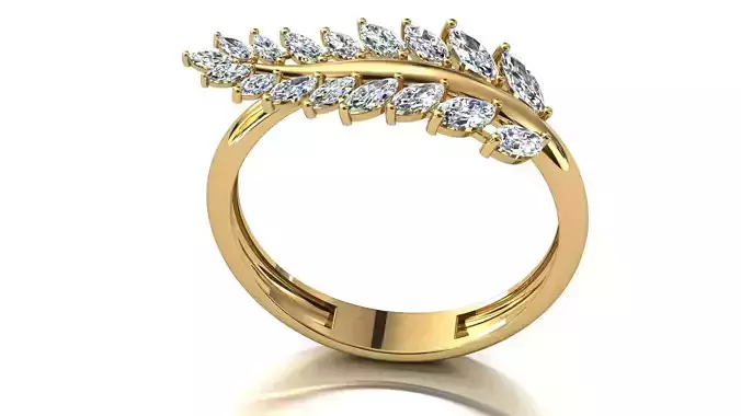 wheat Ring 3D print model