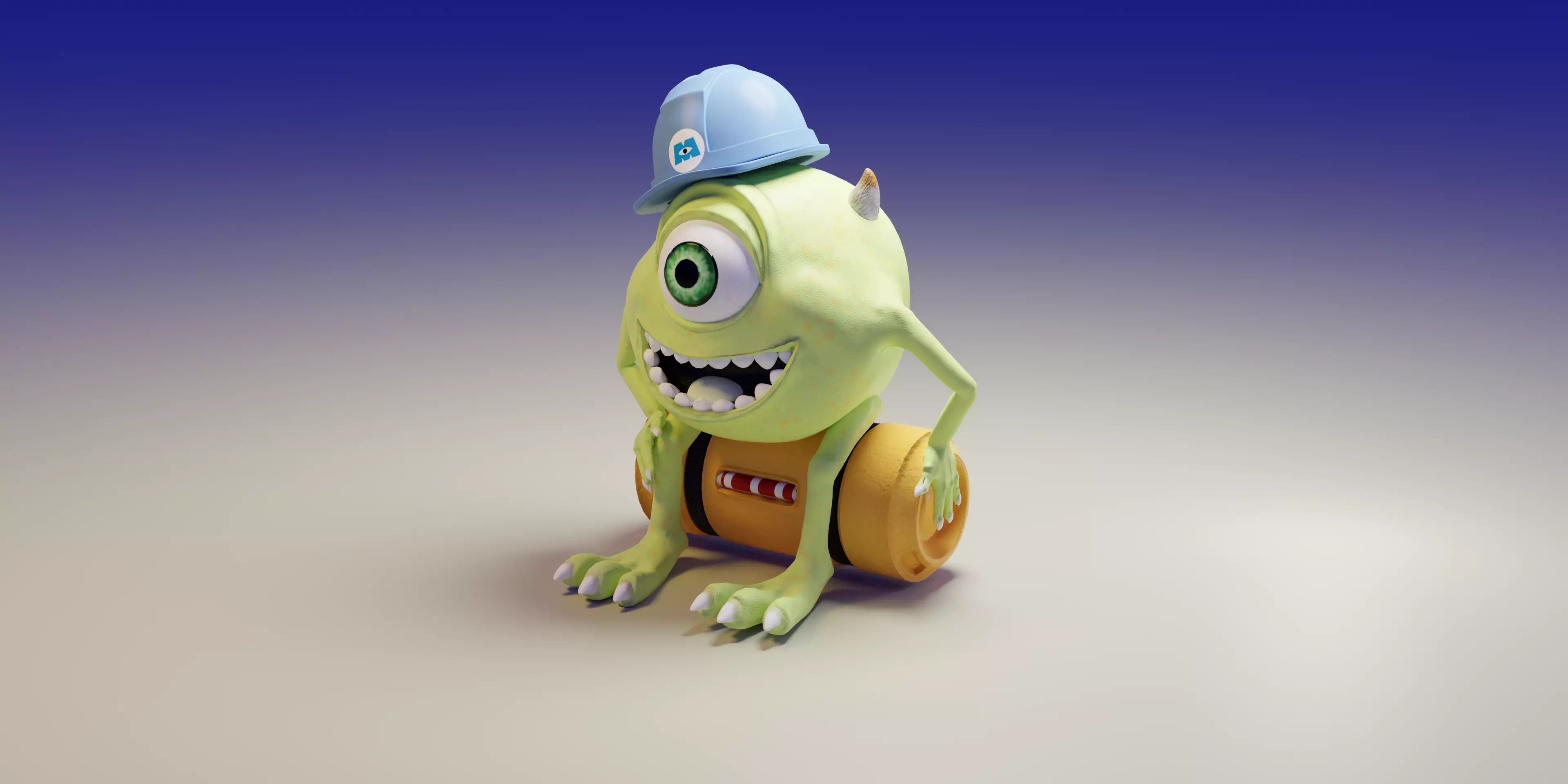 Mike Wazowski from Corporation of Monsters 3D print model
