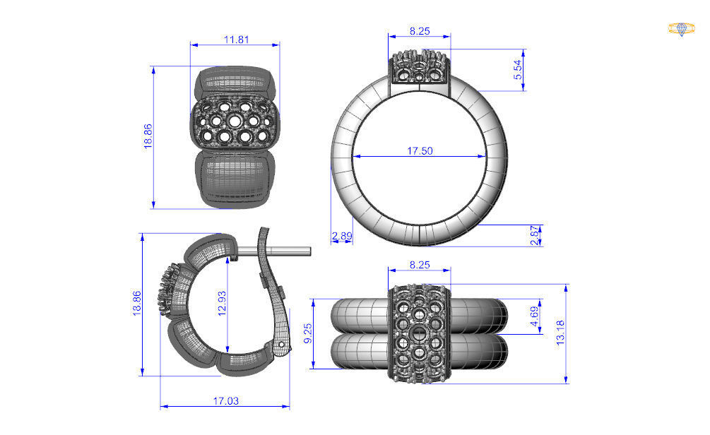 jewelery model 3D print model_4