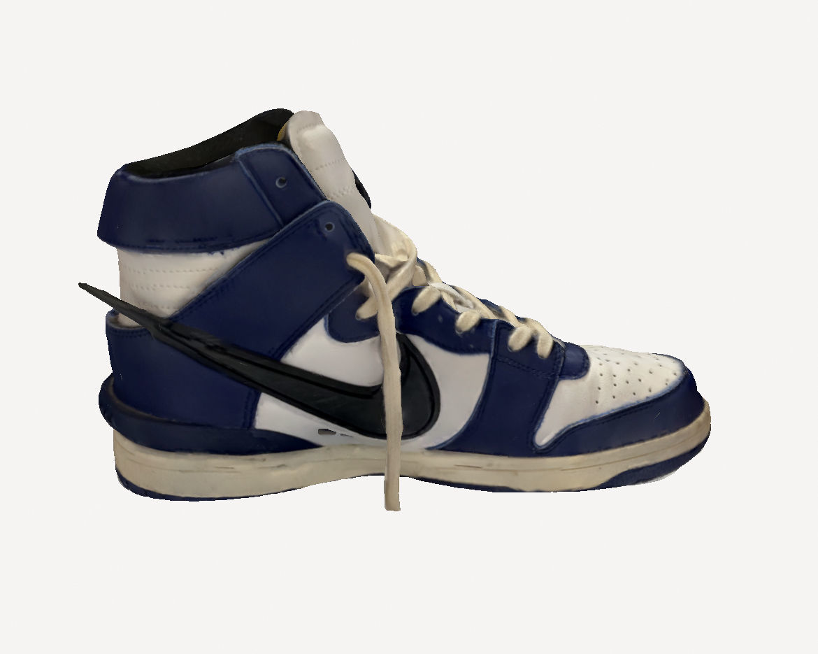 Nike Dunk High Ambush Royal Blue 3D print model_2