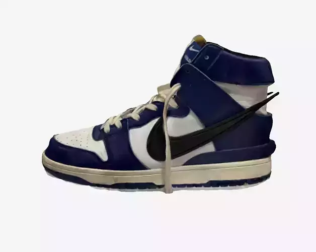 Nike Dunk High Ambush Royal Blue 3D print model