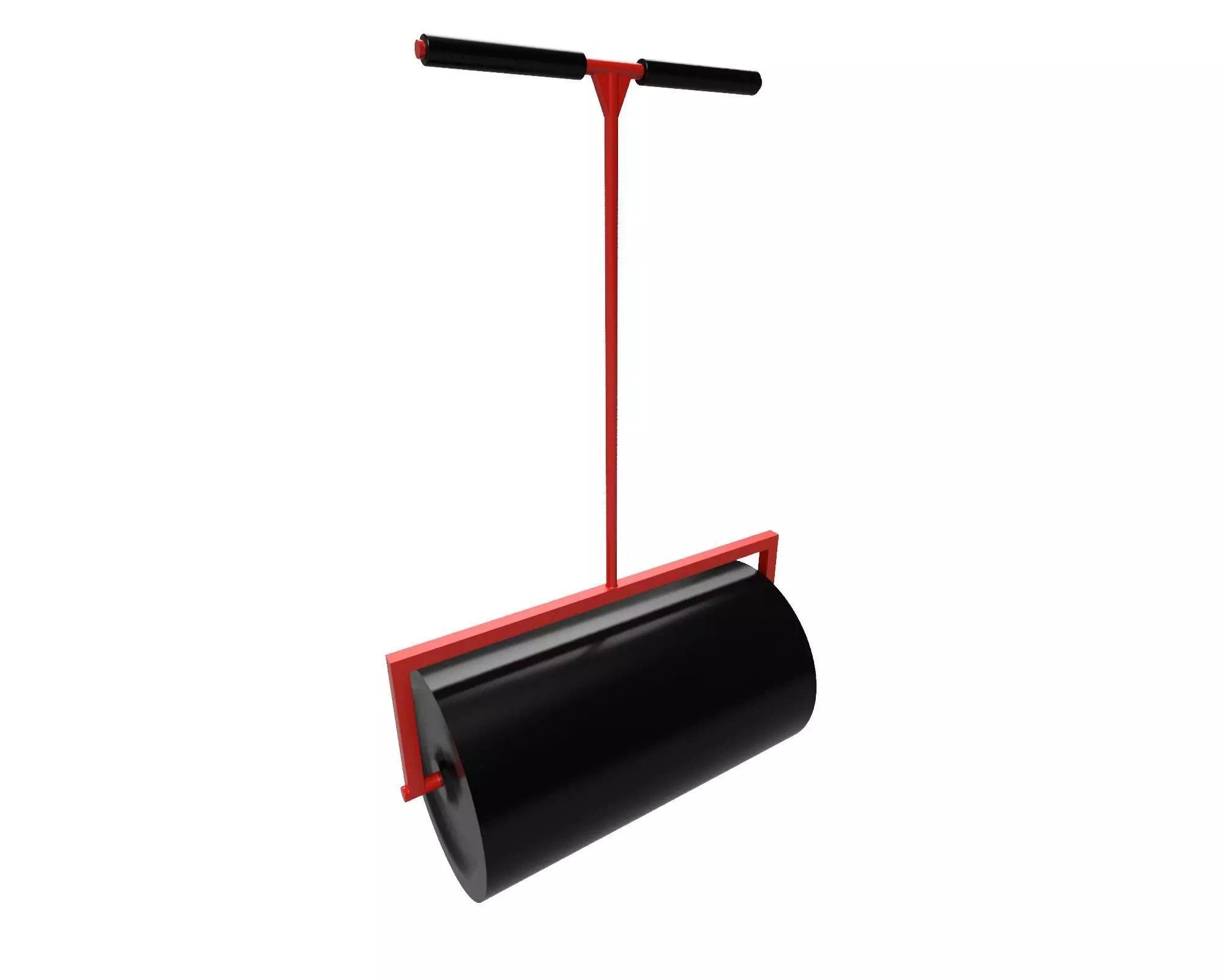 Lawn roller Low-poly 3D model