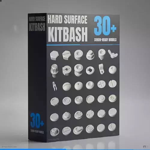 Nuts Screws and Sci-fi Shapes Kitbash 