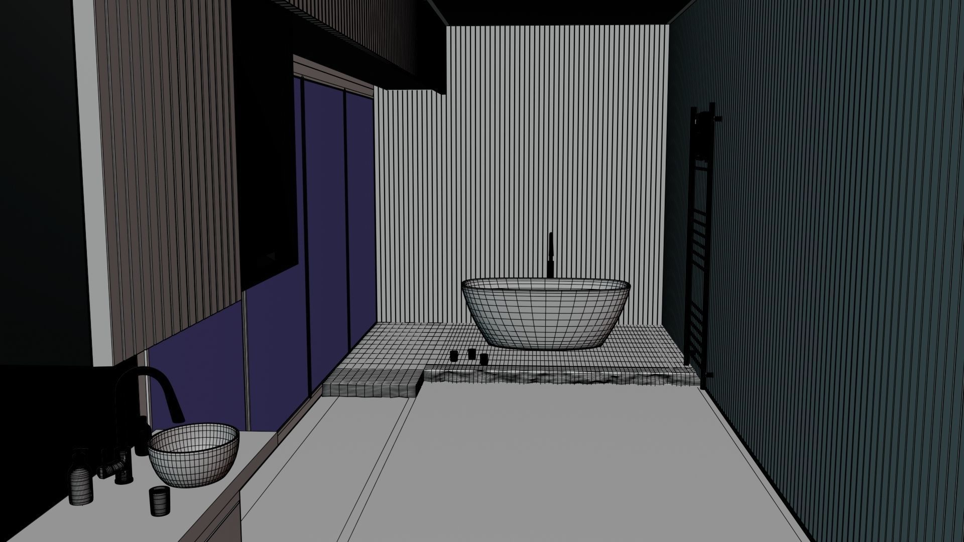 Minimalistic Bathroom Interior 3d Model by Nikdox 3D model_20
