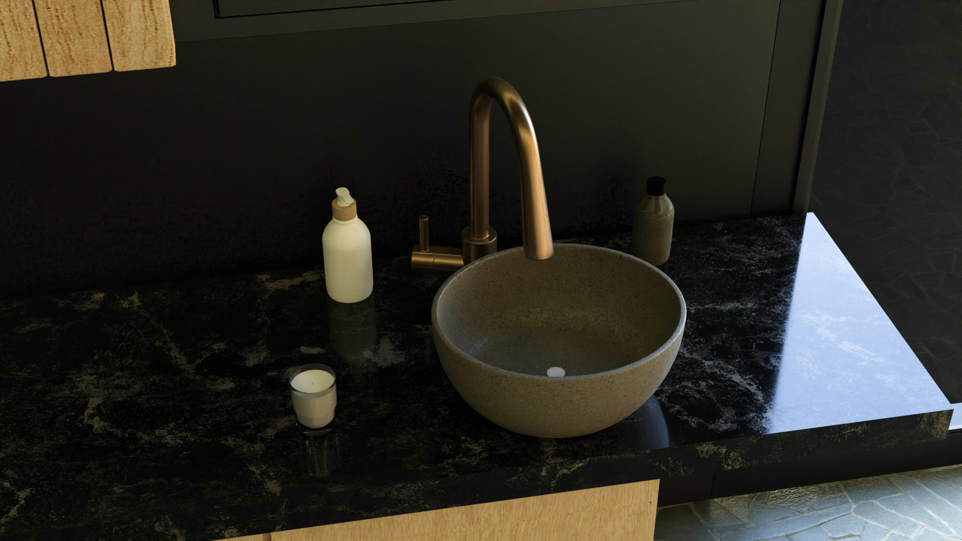 Minimalistic Bathroom Interior 3d Model by Nikdox 3D model_3