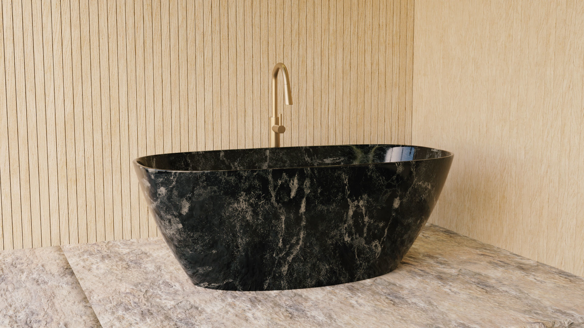 Minimalistic Bathroom Interior 3d Model by Nikdox 3D model_2