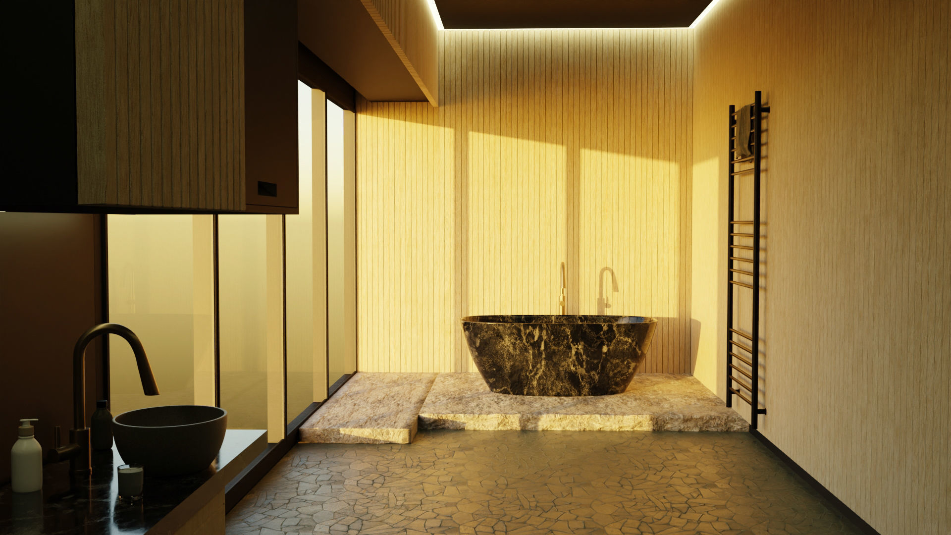 Minimalistic Bathroom Interior 3d Model by Nikdox 3D model_7