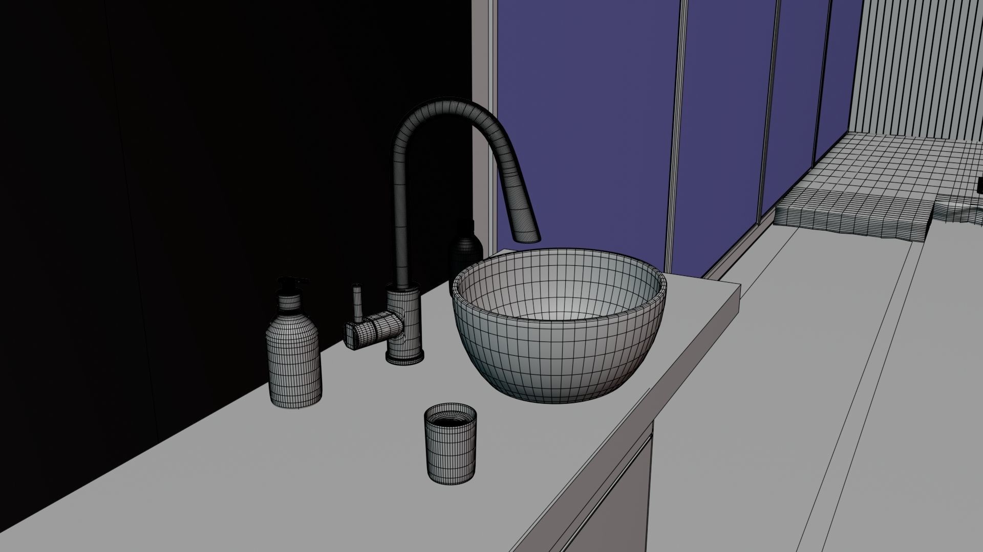 Minimalistic Bathroom Interior 3d Model by Nikdox 3D model_23