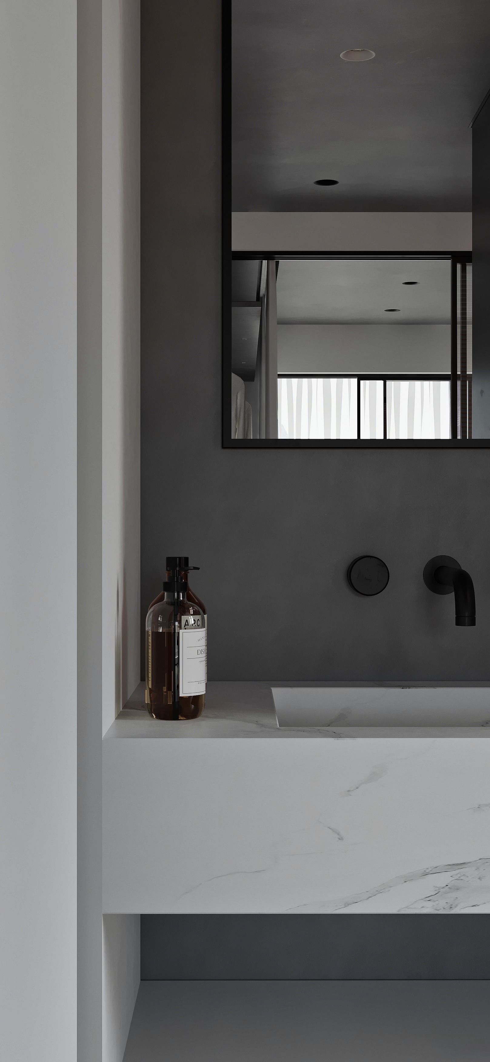 Modern apartment interior design 3d model 3D model_11