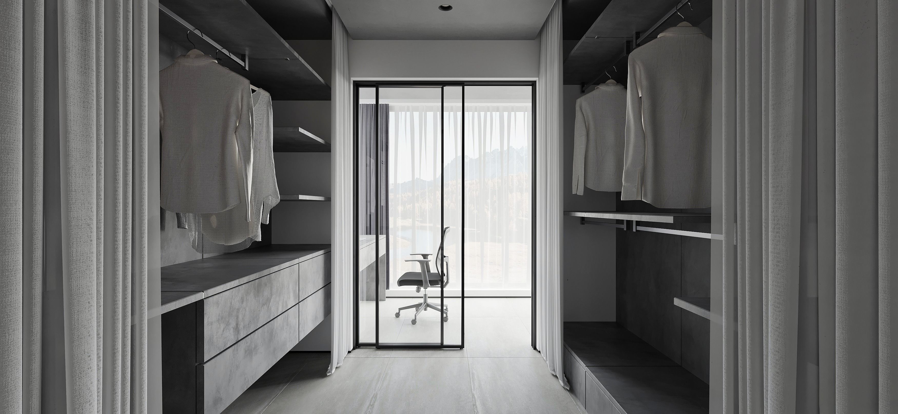 Modern apartment interior design 3d model 3D model_3