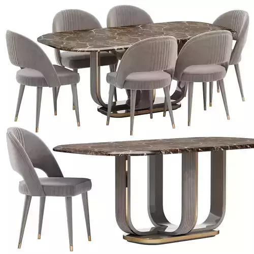 Saber Jewels CRYSTAL Dining Set