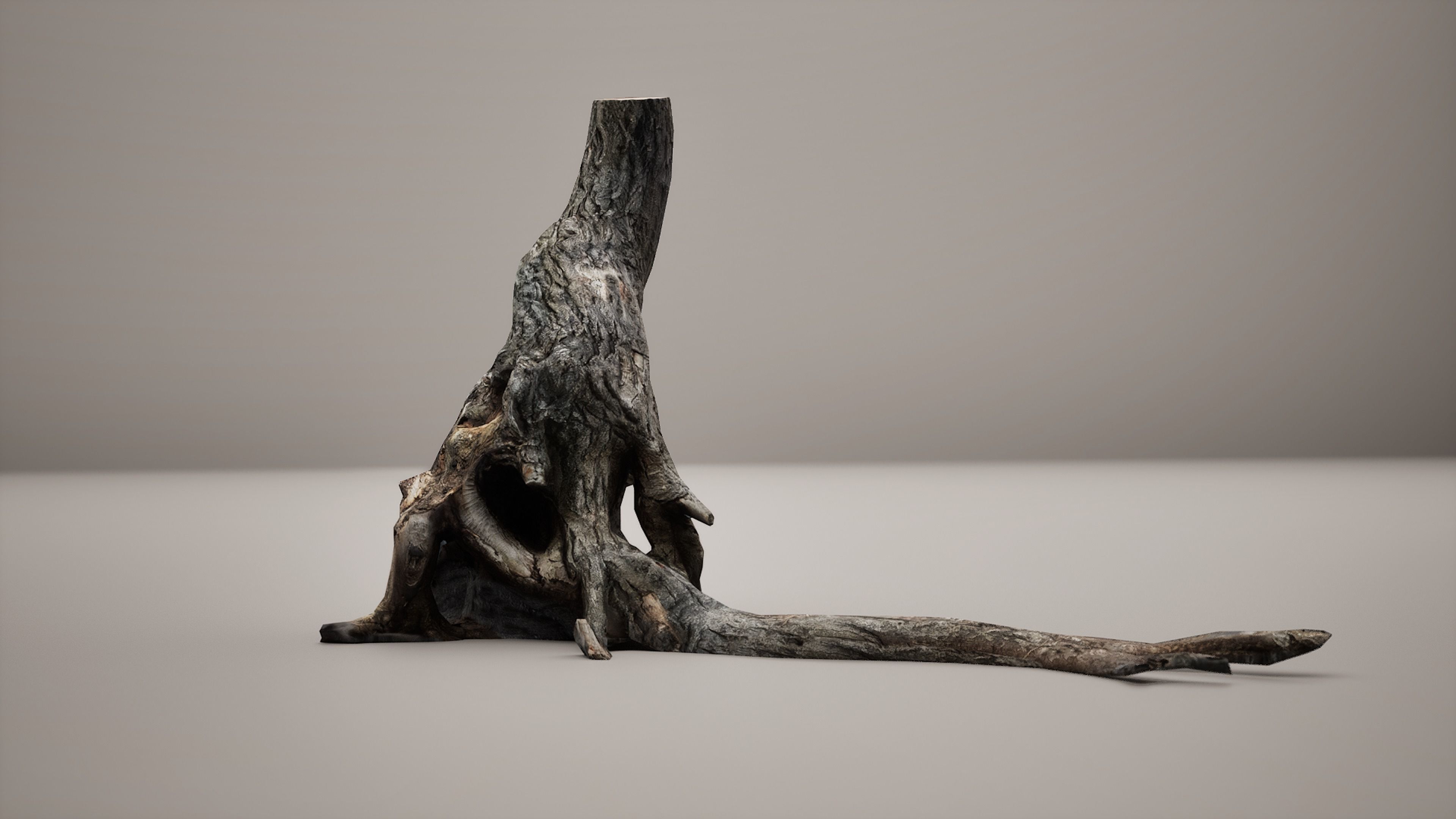 Low poly Tree Low-poly 3D model_2