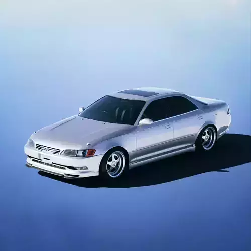 Toyota Mark II Tourer V JZX90 1993 Low-poly 3D model Toyota Mark II Tourer V JZX90 1993 Low-poly 3D model