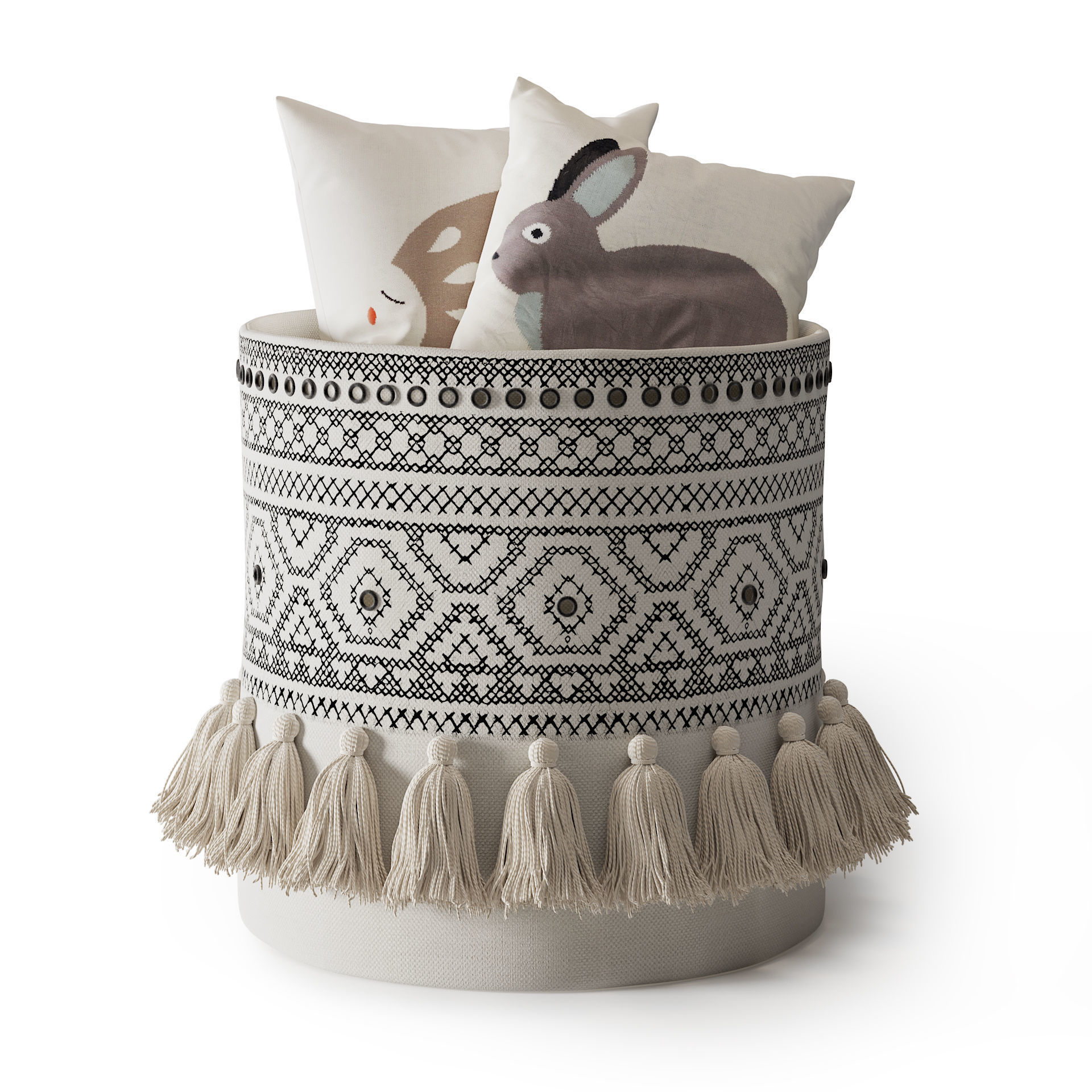 Baskets Set 16 3D model_3