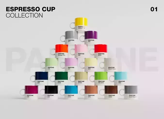 Pantone Espresso Cup Collection