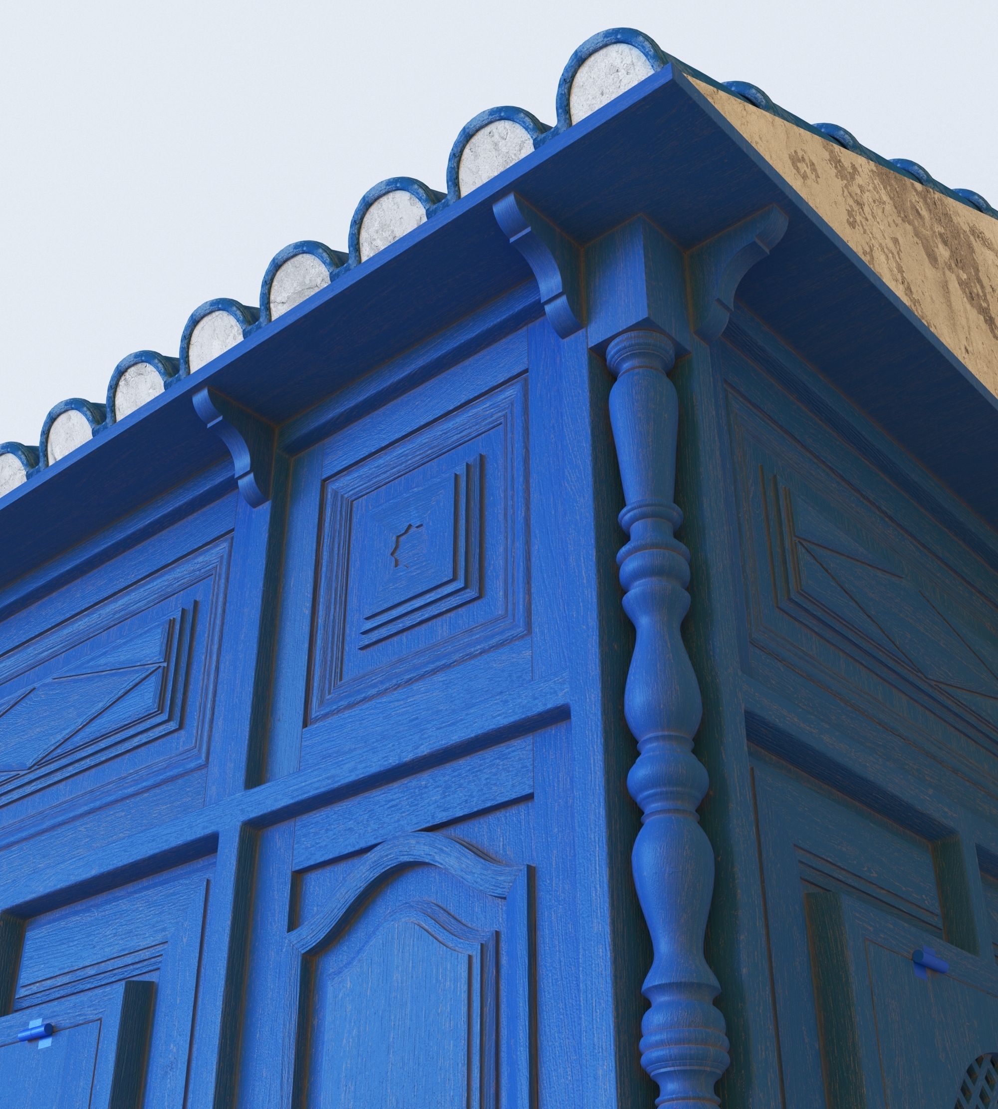 Tunisian Style Mashrabiah - Window 3D model_2