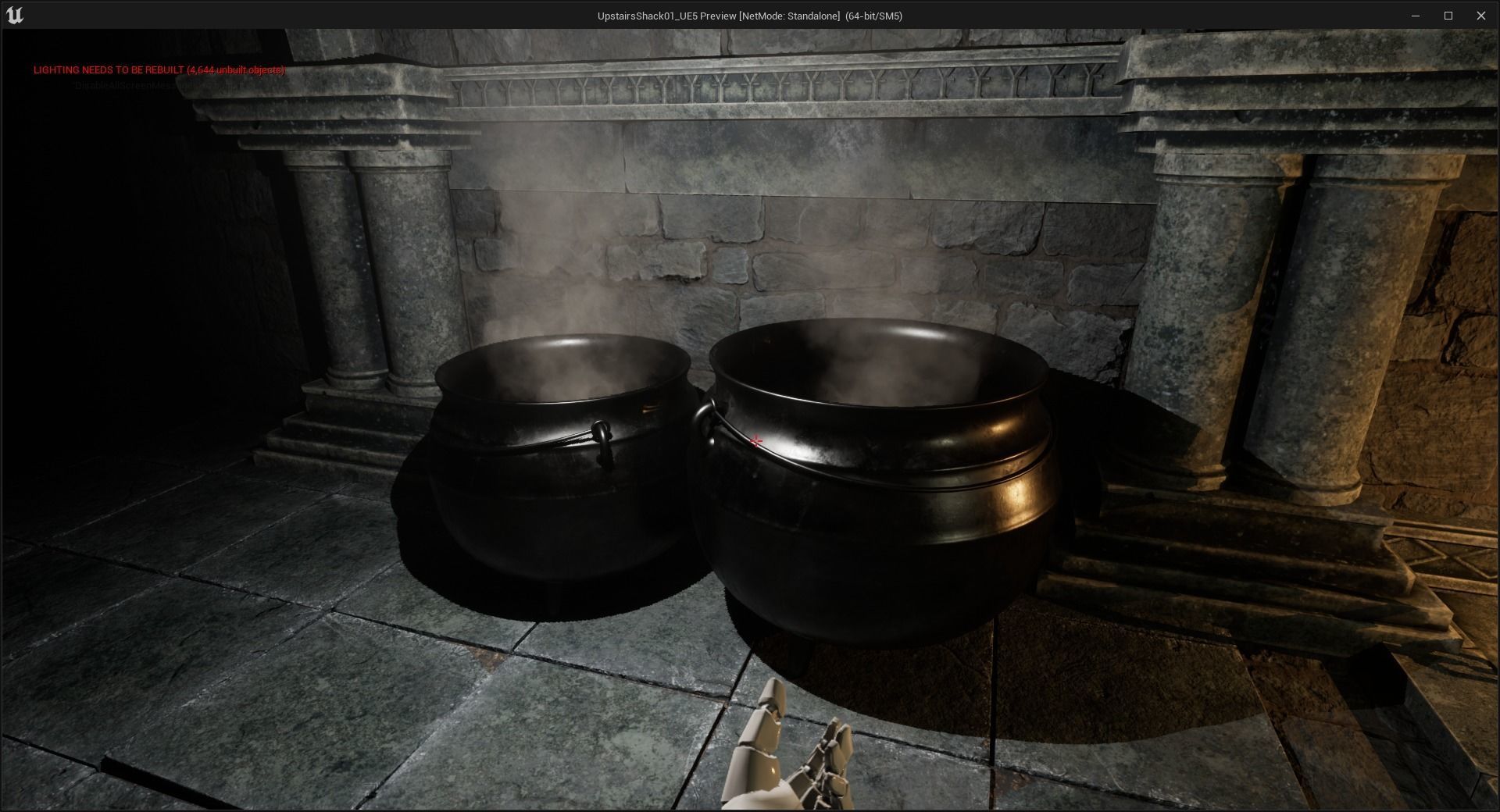 Cauldron Low-poly 3D model_7