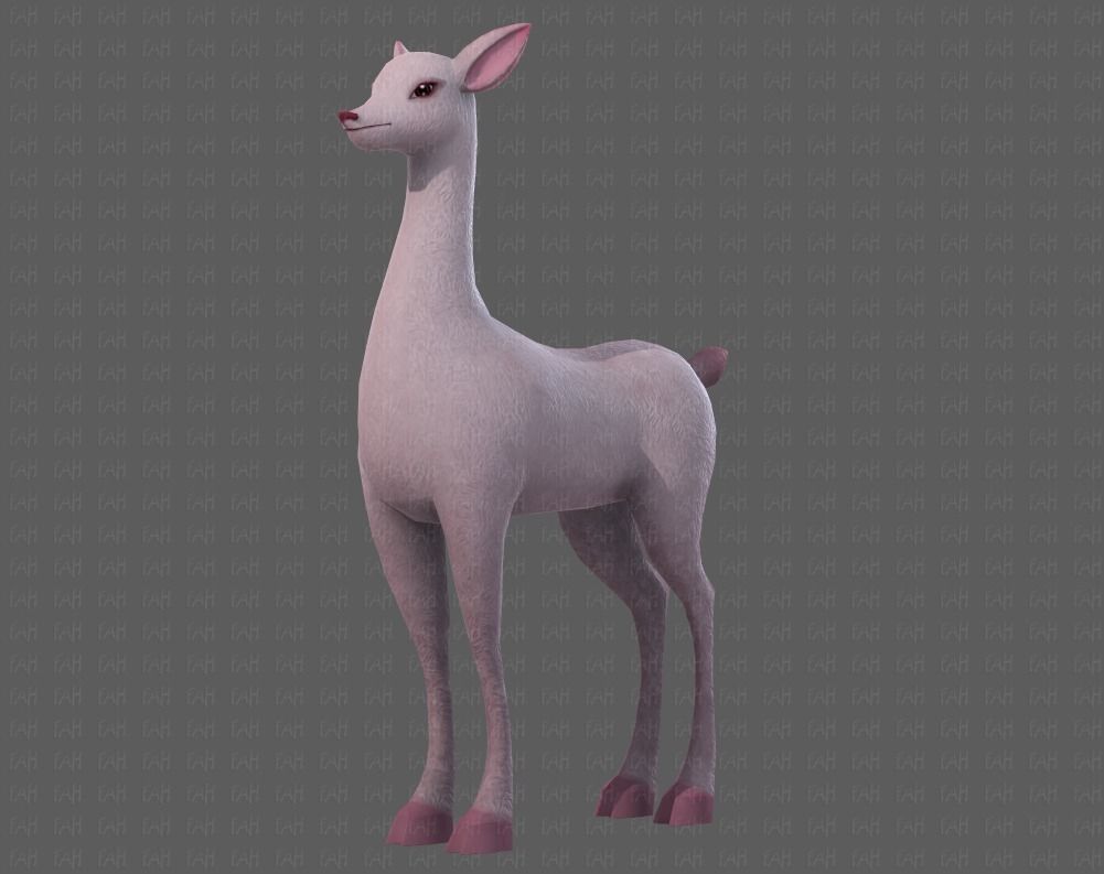 Deer V03 Low-poly 3D model_24