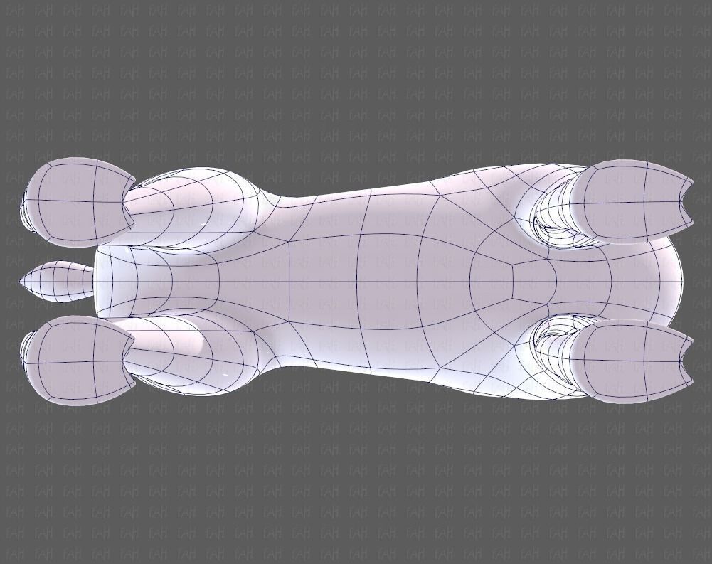 Deer V03 Low-poly 3D model_38