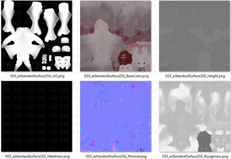 Deer V03 Low-poly 3D model_46