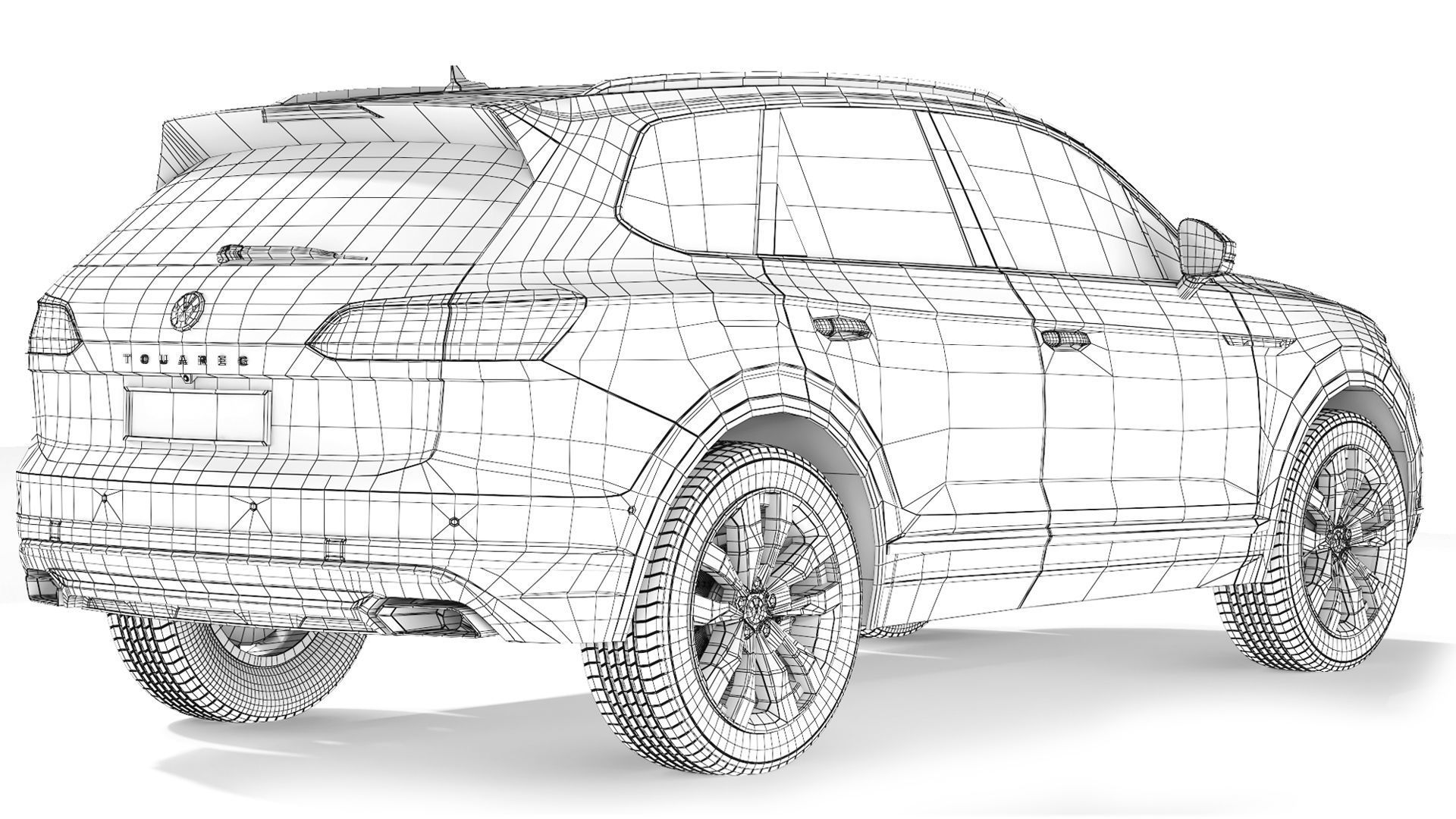 Volkswagen Touareg 2019 3D model_9