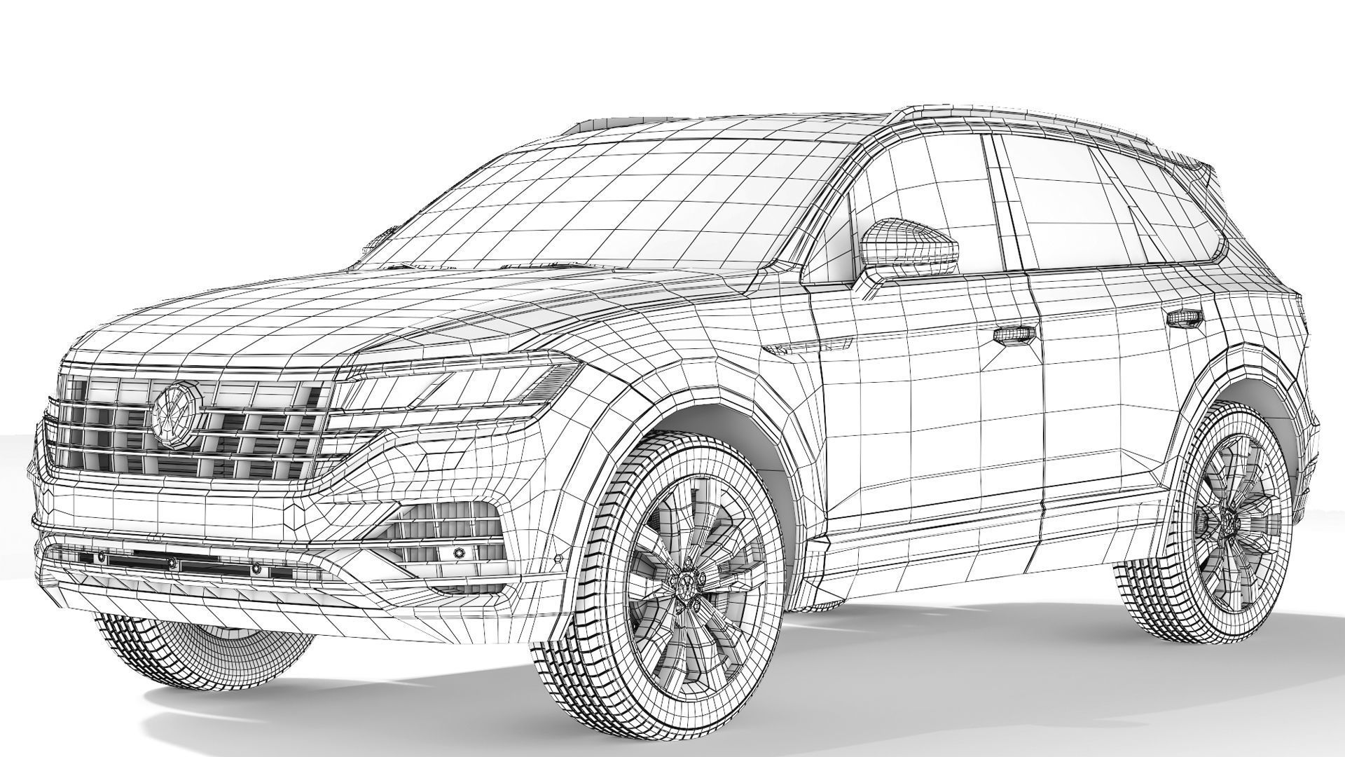 Volkswagen Touareg 2019 3D model_8