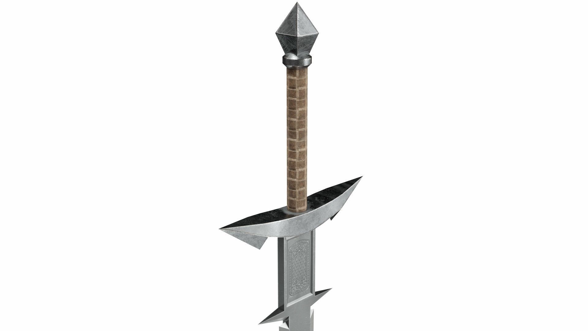 Chaossword Low-poly 3D model_2
