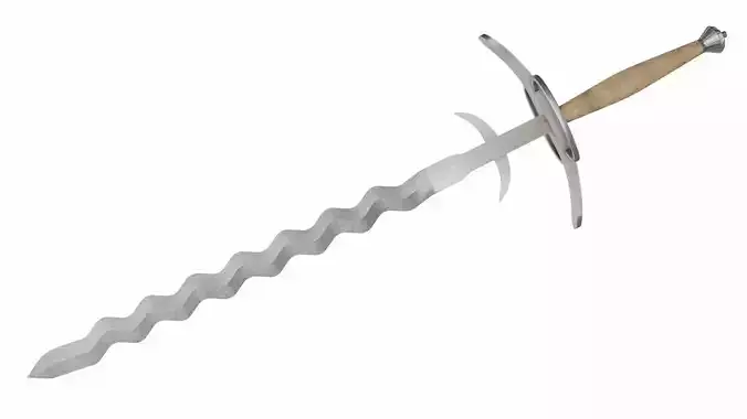 Flamberge 3D model