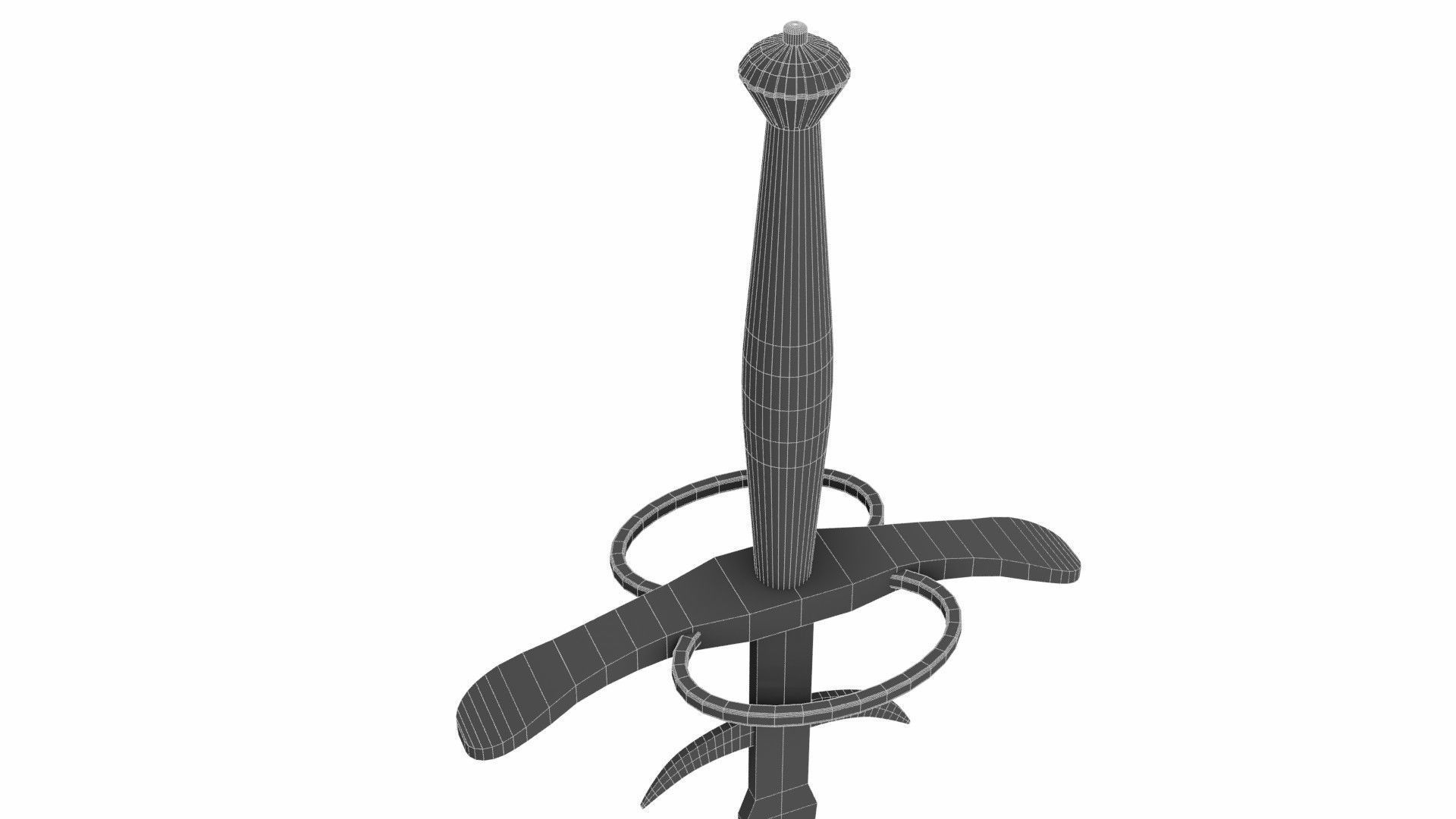 Flamberge 3D model_6